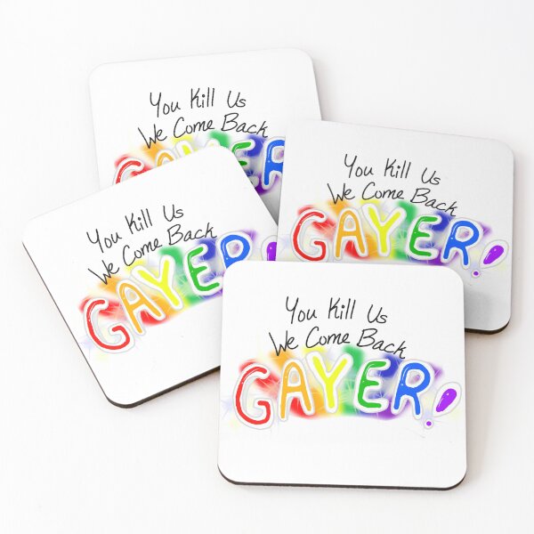 Item preview, We Come Back Gayer designed and sold by canvasslate.
