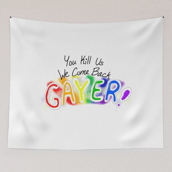 Item preview, We Come Back Gayer designed and sold by canvasslate.