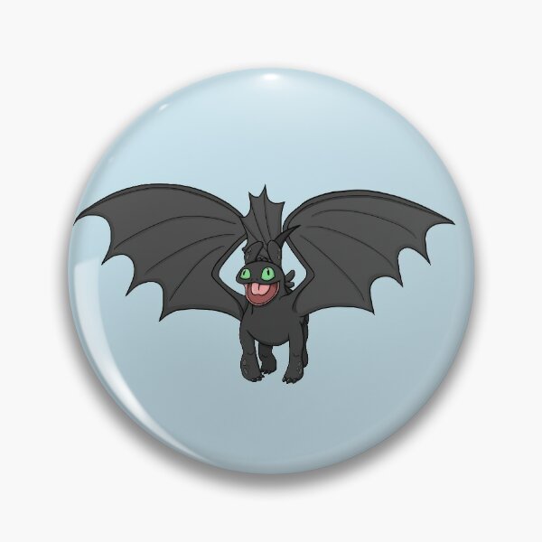 Toothless Pins and Buttons for Sale