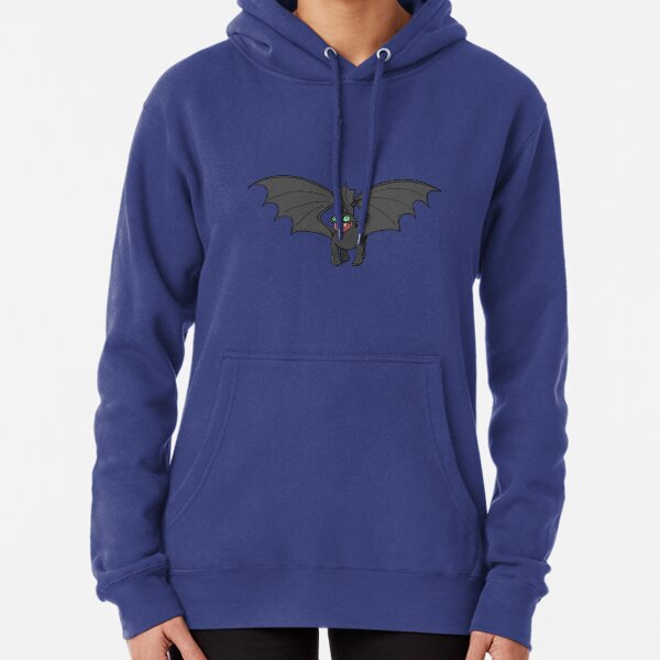 toothless hoodie with wings