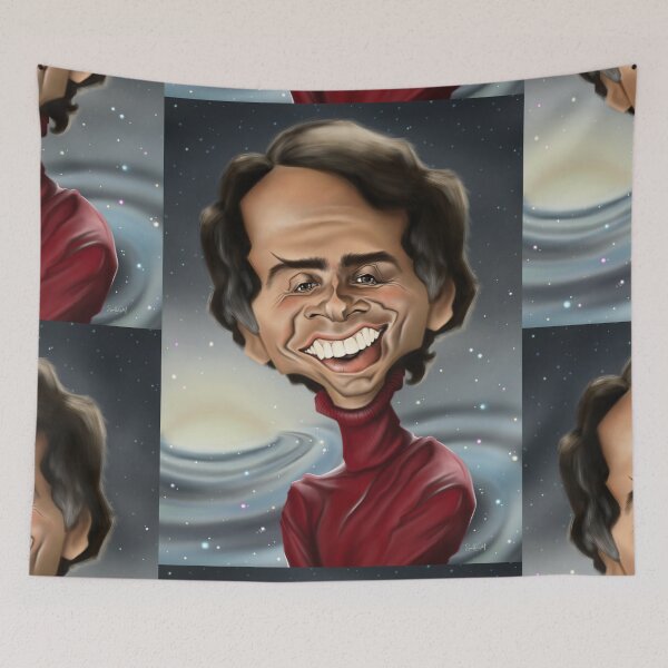 Item preview, Carl Sagan - Caricature designed and sold by samanthagilbert.