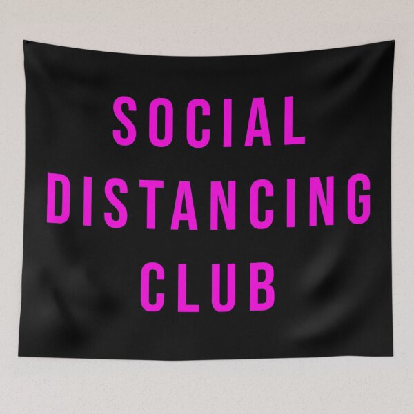 Item preview, social distance plz designed and sold by Jules Mars.