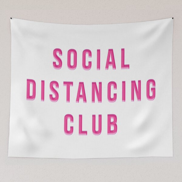 Item preview, social distancing club designed and sold by Jules Mars.