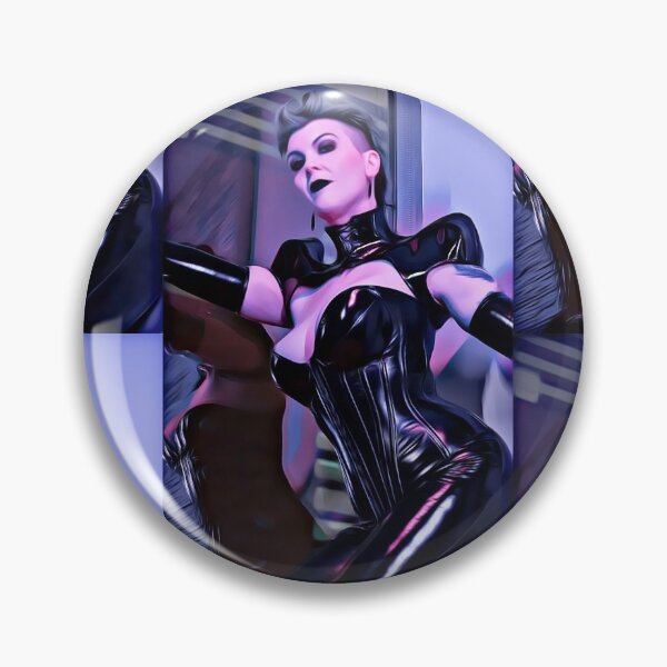 Item preview, Artwork of Lady Valeska Goth Latex Pinup Dominatrix designed and sold by LadyValeska.