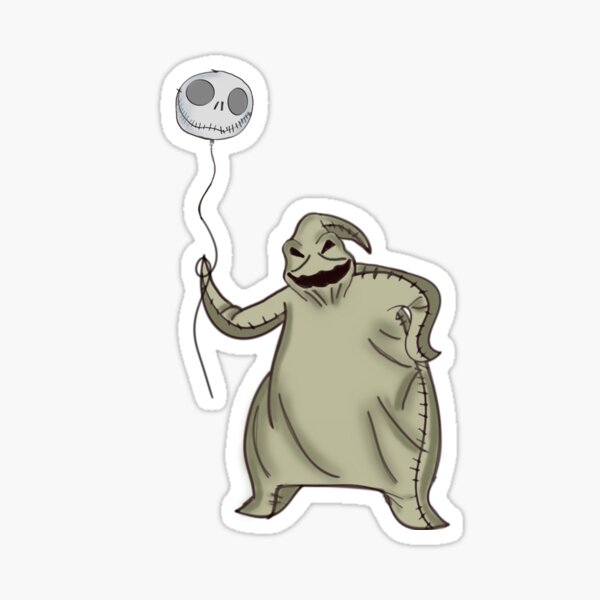 Balloon Jack and Oogie Boogie Sticker