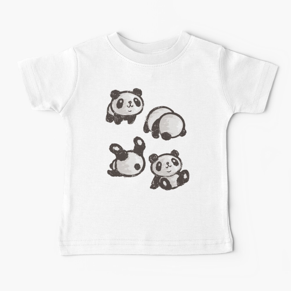 Rolling panda Baby T-Shirt