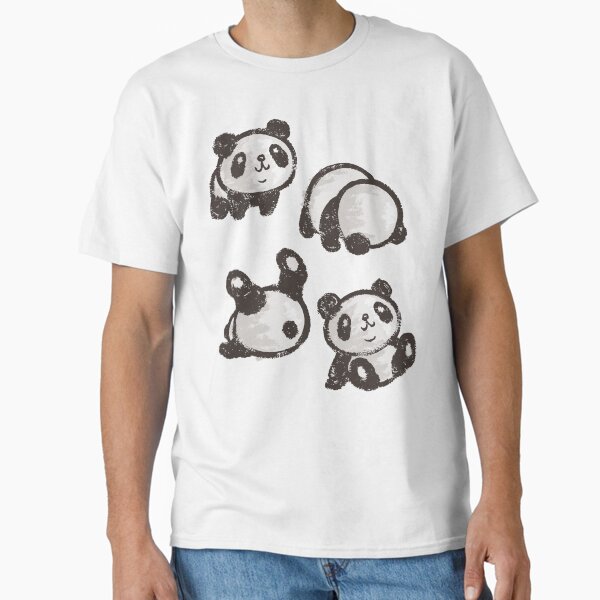 Vista previa del artículo con la obra «Panda rodante», diseñado y vendido por Toru Sanogawa.