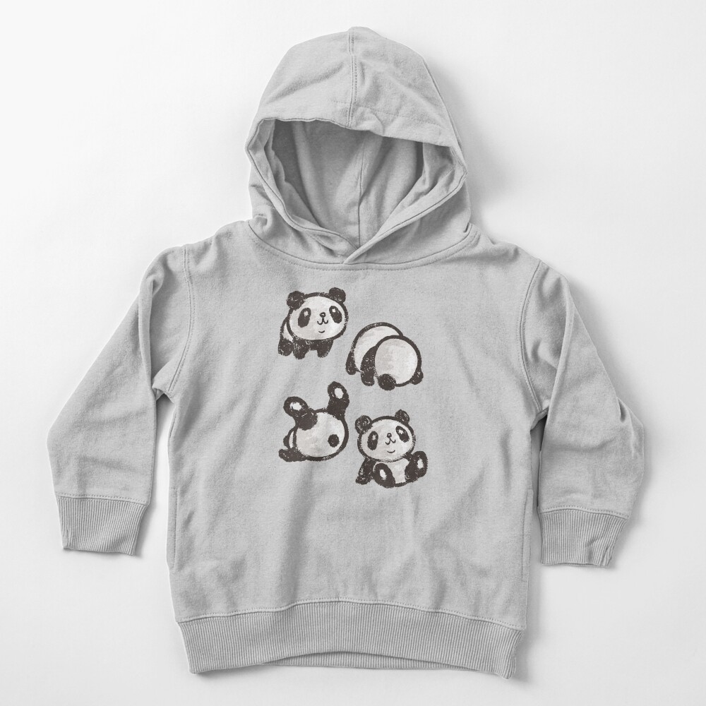 Rolling panda Toddler Pullover Hoodie