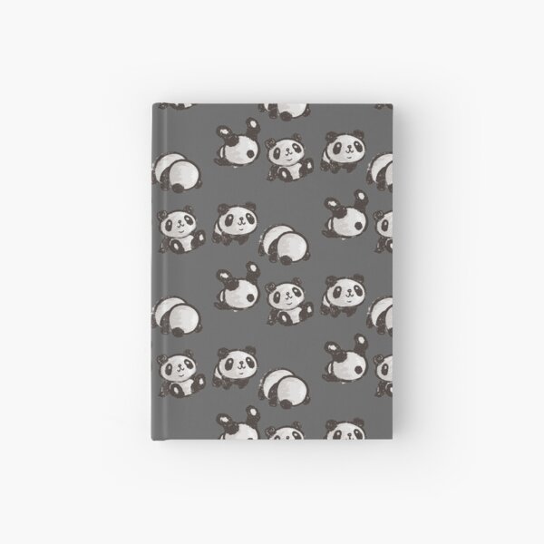Rolling panda Hardcover Journal