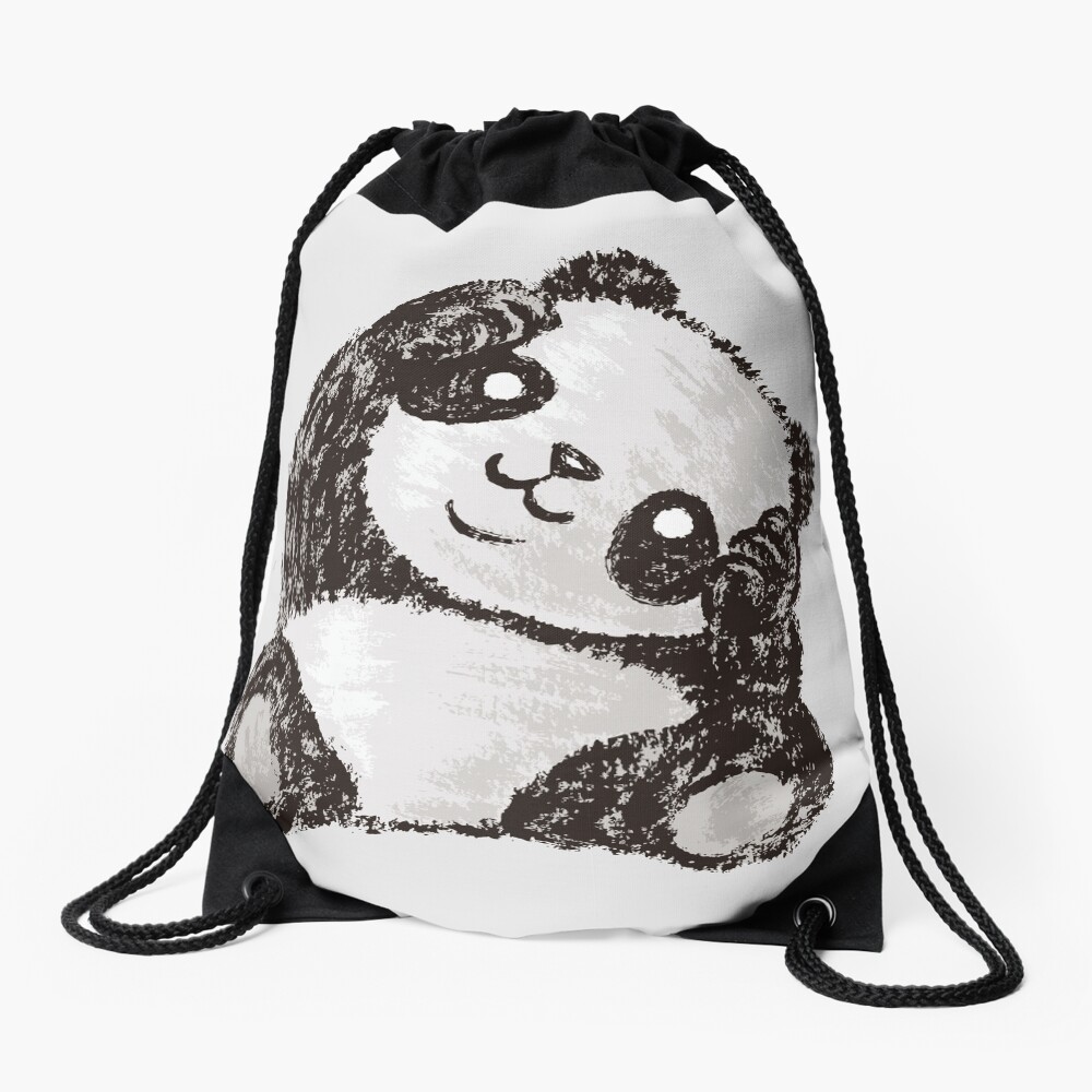 Cute Panda Drawstring Bag