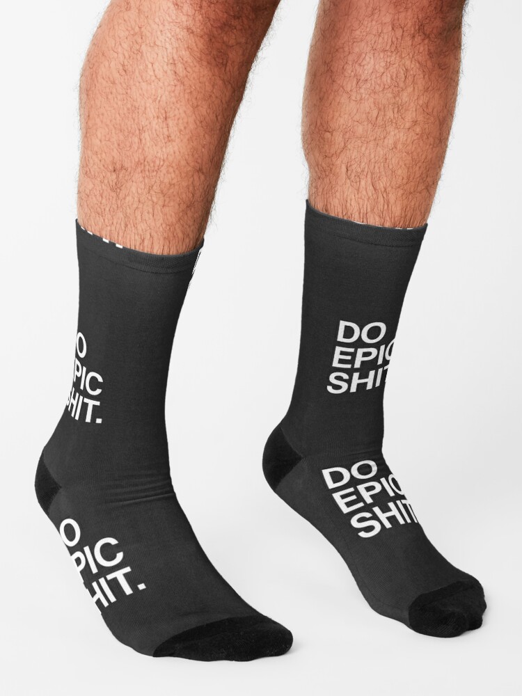 DO EPIC SHIT Calcetines Deportivos Con Mensaje