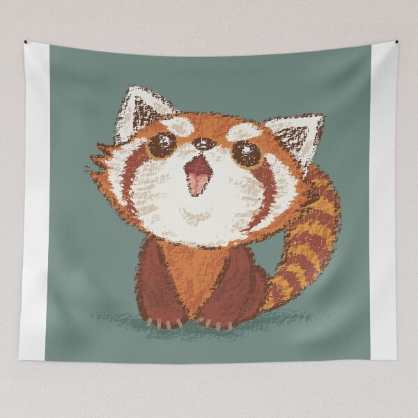 Item preview, Red panda happy designed and sold by Toru Sanogawa.