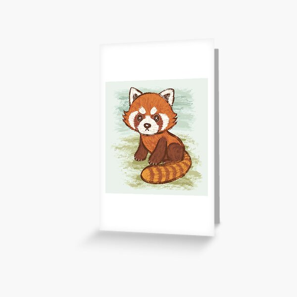 Red Panda Greeting Card