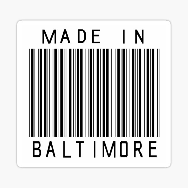 Item preview, Made in Baltimore designed and sold by heeheetees.
