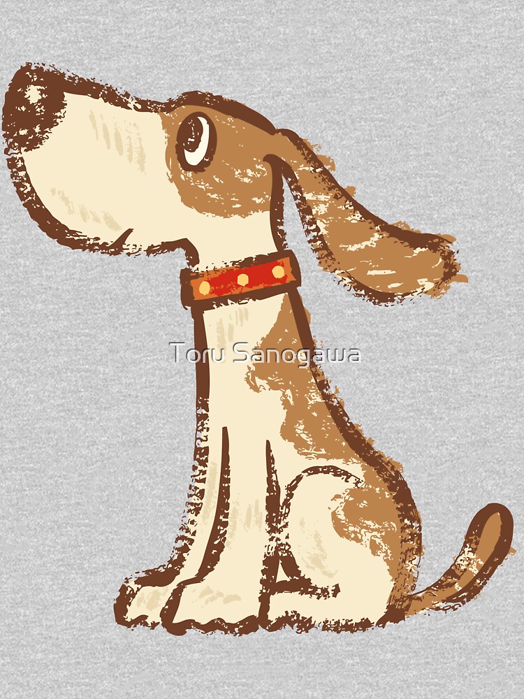 Thumbnail 5 of 5, Toddler Pullover Hoodie, Hound sitting designed and sold by Toru Sanogawa.