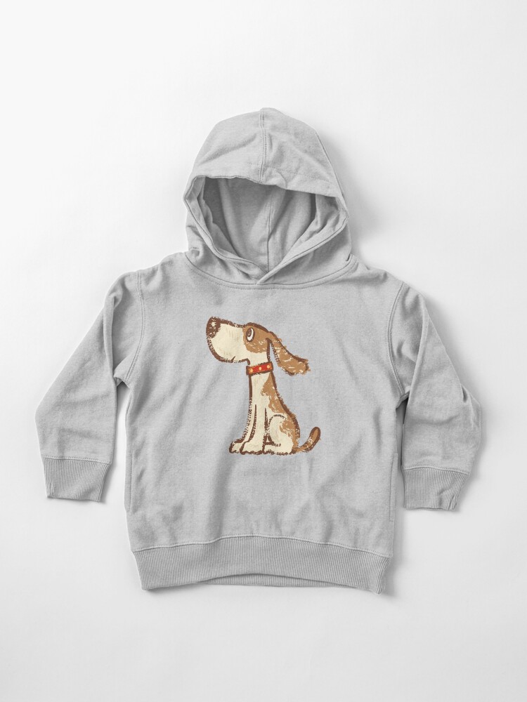Thumbnail 1 of 5, Toddler Pullover Hoodie, Hound sitting designed and sold by Toru Sanogawa.