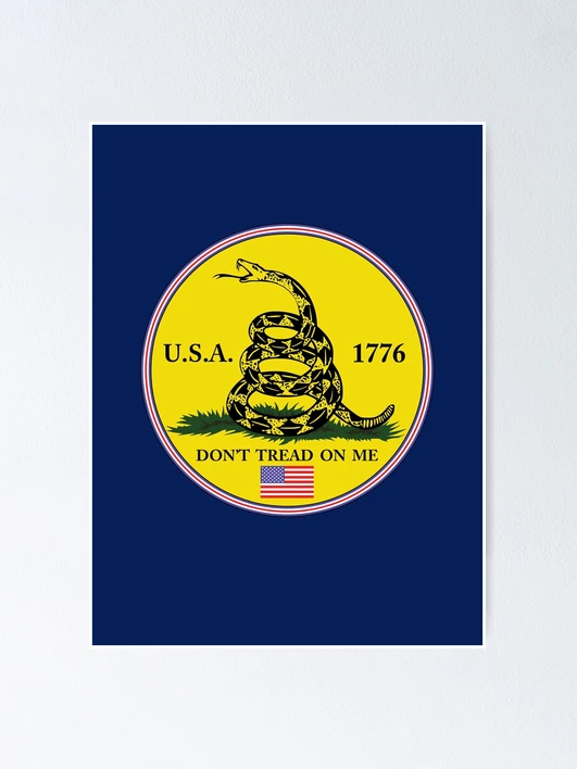 Gadsden Don't Tread On Me Aufnäher / Patch Mit Schrift Bestellen