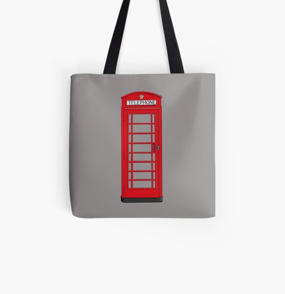 London Phone Box All Over Print Tote Bag