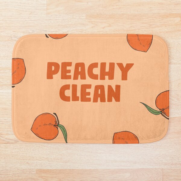 Peachy Clean Bath Mat