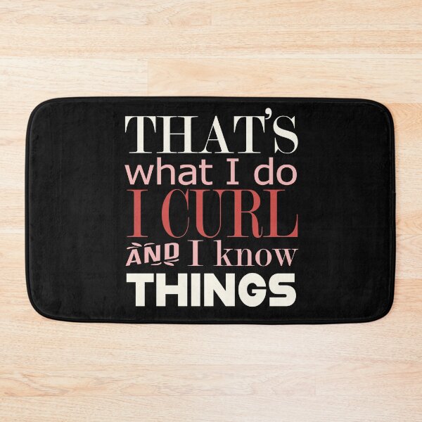 Item preview, I Curl and I Know Things designed and sold by Eye on the Blueline.