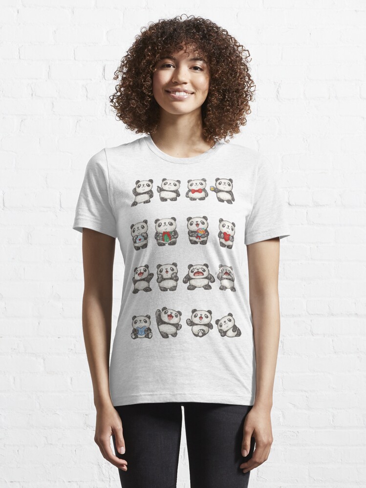 panda christmas t shirt