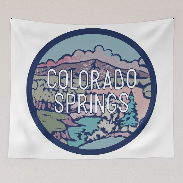 Item preview, Colorado Springs Vintage Decal designed and sold by Decal Mania.