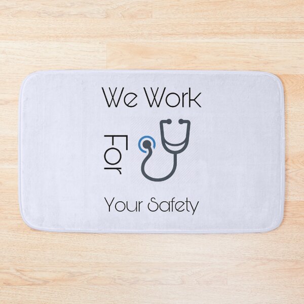 Item preview, We work for your Safety - Medical Staff during Corona Virus Sticker designed and sold by MustaFighter.