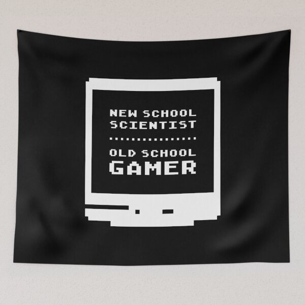 Item preview, New School Scientist Old School Gamer designed and sold by Time-is-Money.