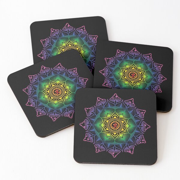 Item preview, Mushroom Mandala - Om Mandala Design designed and sold by thirdiration.