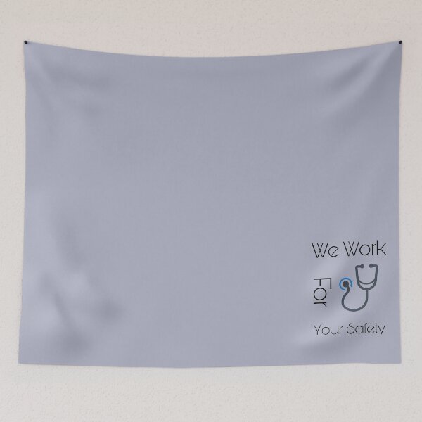 Item preview, We work for your Safety - Medical Staff during Corona Virus Phone case designed and sold by MustaFighter.
