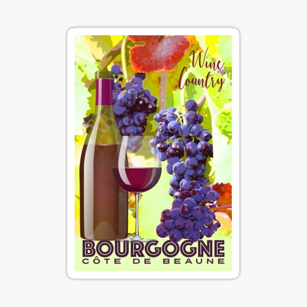 Artikel-Vorschau von Weinlesestil Côte de Beaune Weinland, designt und verkauft von travelwitheric.
