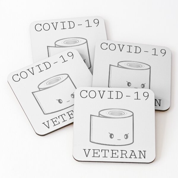 Item preview, Covid - 19 Veteran - Funny Corona virus T-shirt - Quarantine notebook designed and sold by MustaFighter.