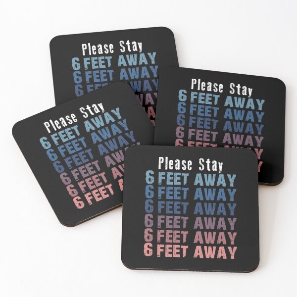 Item preview, PLEASE STAY 6 FEET AWAY  designed and sold by AnimaLovers.