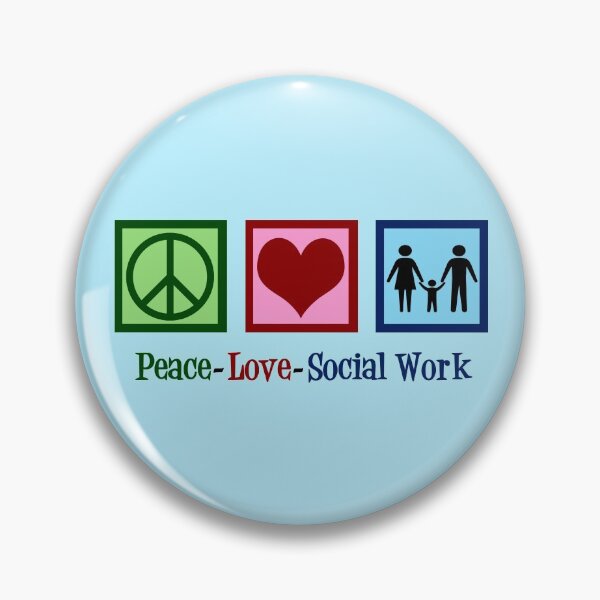 Item preview, Peace Love Social Work designed and sold by Epic Love Designs.