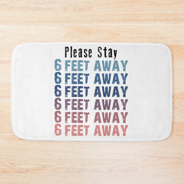 Item preview, PLEASE STAY 6 FEET AWAY  designed and sold by AnimaLovers.