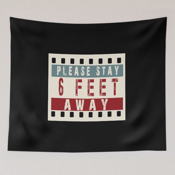 Item preview, PLEASE STAY 6 FEET AWAY designed and sold by AnimaLovers.