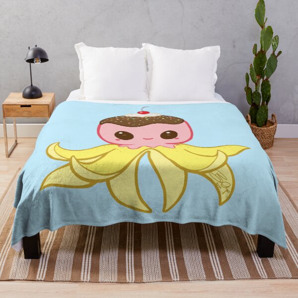 Item preview, Strawberry Banana Split Octopus designed and sold by biimyselfandi.