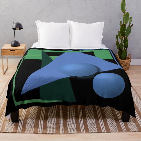 Item preview, pintura abstracta 3d formas geométricas, modernas designed and sold by fuzzyfox.