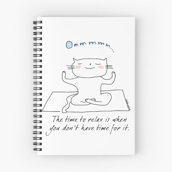 Item preview, Yoga - meditation time / Cat doodles designed and sold by eyecreate.