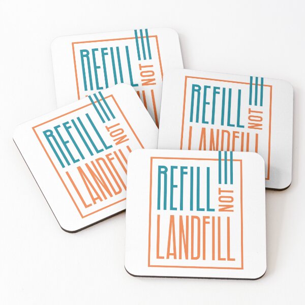 Item preview, Refill not Landfill  designed and sold by lee-mandarinee.