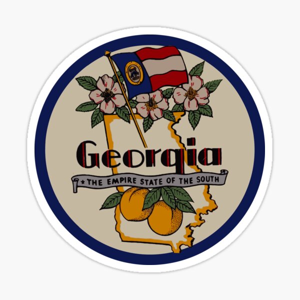 Item preview, Georgia Vintage Decal designed and sold by zsonn.