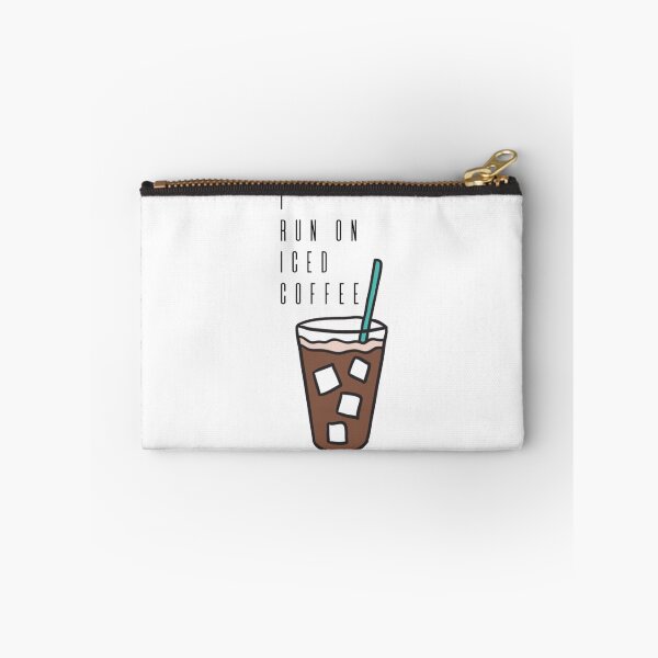 Item preview, I Run On Iced Coffee designed and sold by ArtsAndCrafts ByLisa.