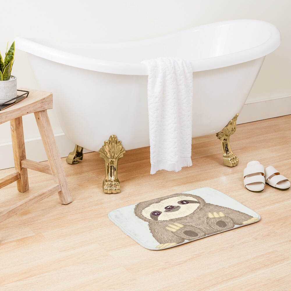 Sloth Bath Mat
