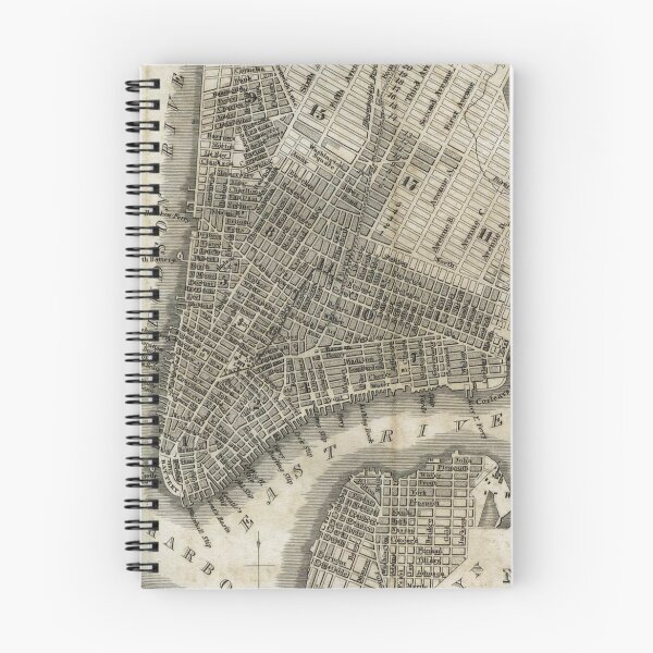 Item preview, Vintage Map of New York City (1842) designed and sold by BravuraMedia.