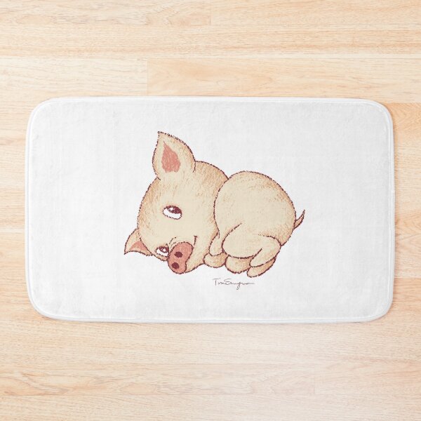Item preview, Cute pig resting designed and sold by Toru Sanogawa.