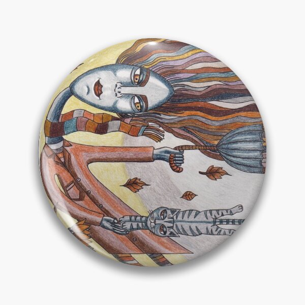 Windy Day Pin