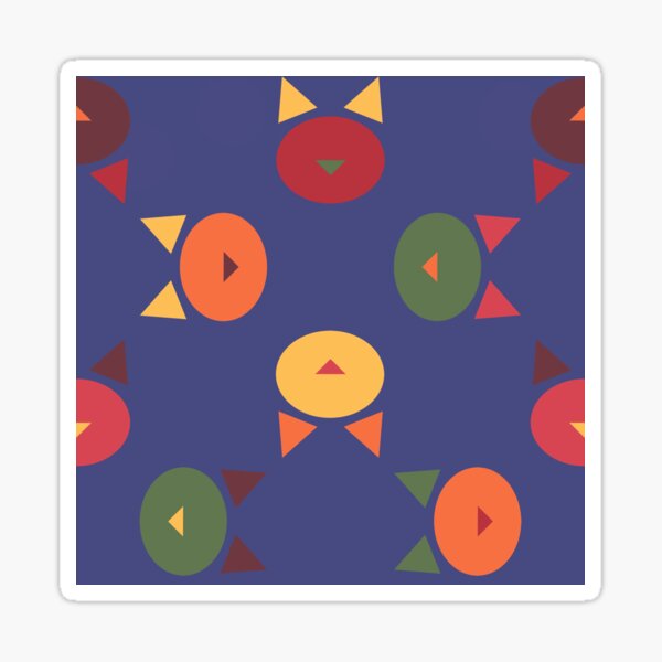 Cat Shapes Sticker