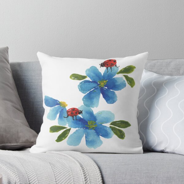 Item preview, Ladybugs on Flowers designed and sold by wildtangents.