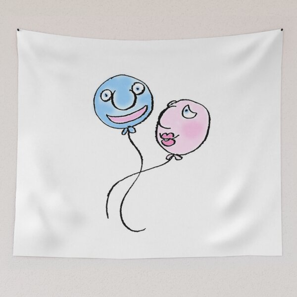 Item preview, Sweet Balloon Pair in the Air  designed and sold by SillaHoekstra.