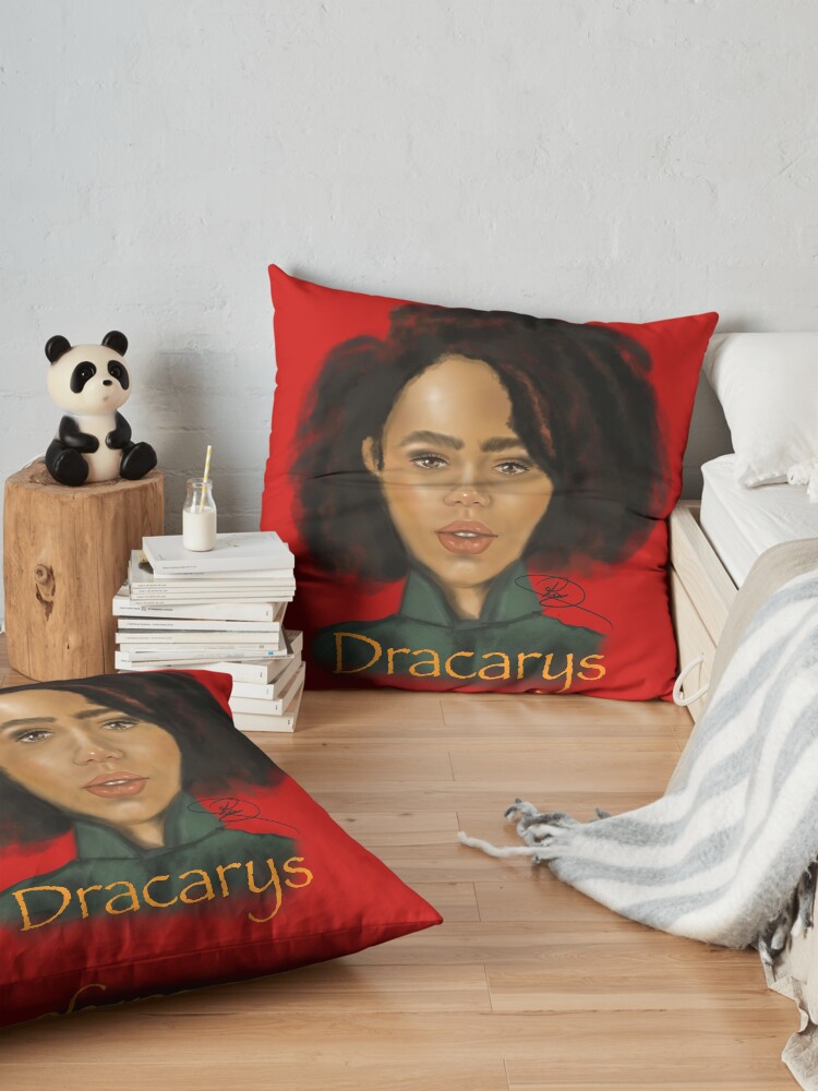 Alternate view of Dracarys! Floor Pillow